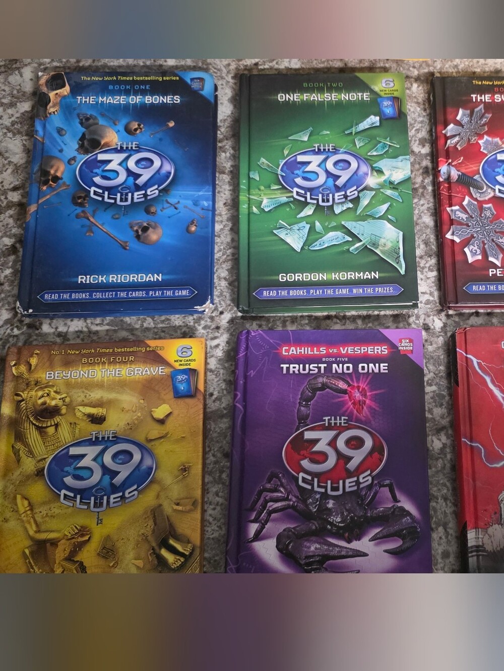 The 39 Clues Book Set - Colorful Six-Book Collection Books 1-6